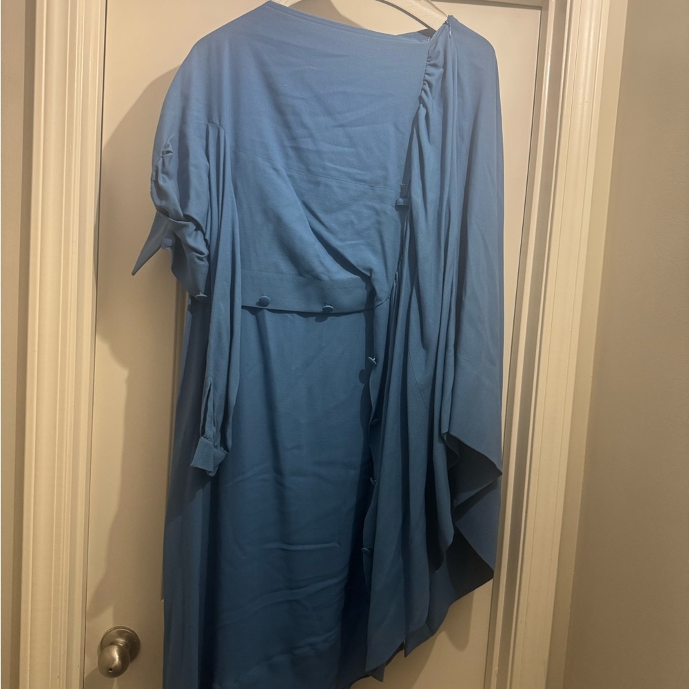 2 Maison Martin Margiela Elegant Black and Blue  Asymmetrical Dresses - Picture 7 of 9